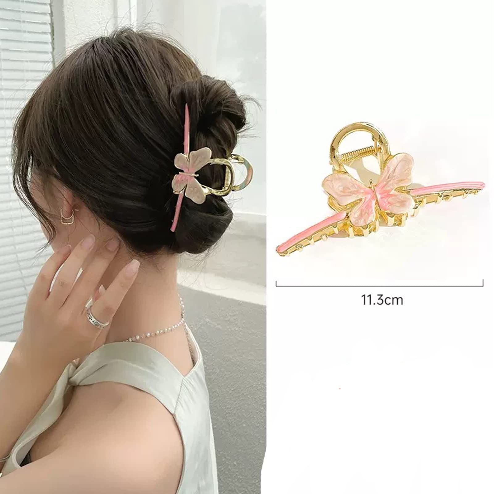 HAPVITAL バンスクリップ ヘアクリップ オフィス シンプル ヘア