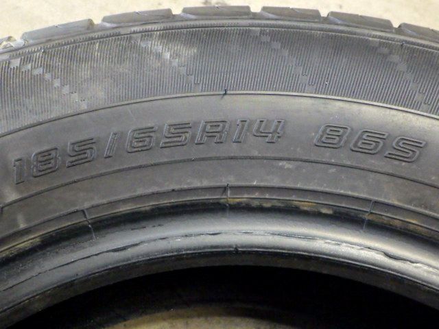 K333 送料無料◆2025年製造 約8部山◆DUNLOP ENASEVE EC204◆185|65R15◆4本