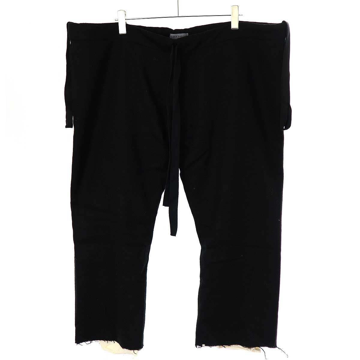 ELENA DAWSON エレナ ドーソン M. WOLL DRAWSTRING PANTS ウール ...