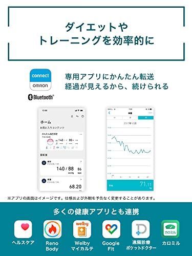 数量限定】体重・体組成計 カラダスキャン スマホアプリ/OMRON connect