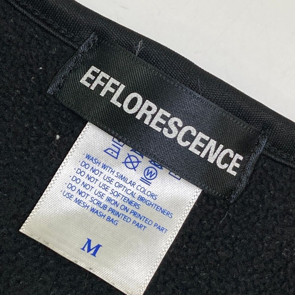 サイズ M EFFLORESCENCE エフロレッセンス フリース プルオーバー ブラック系 240101448583 ゴルフウェア メンズ ストスト LLC-HASEGAWATOSO_COM