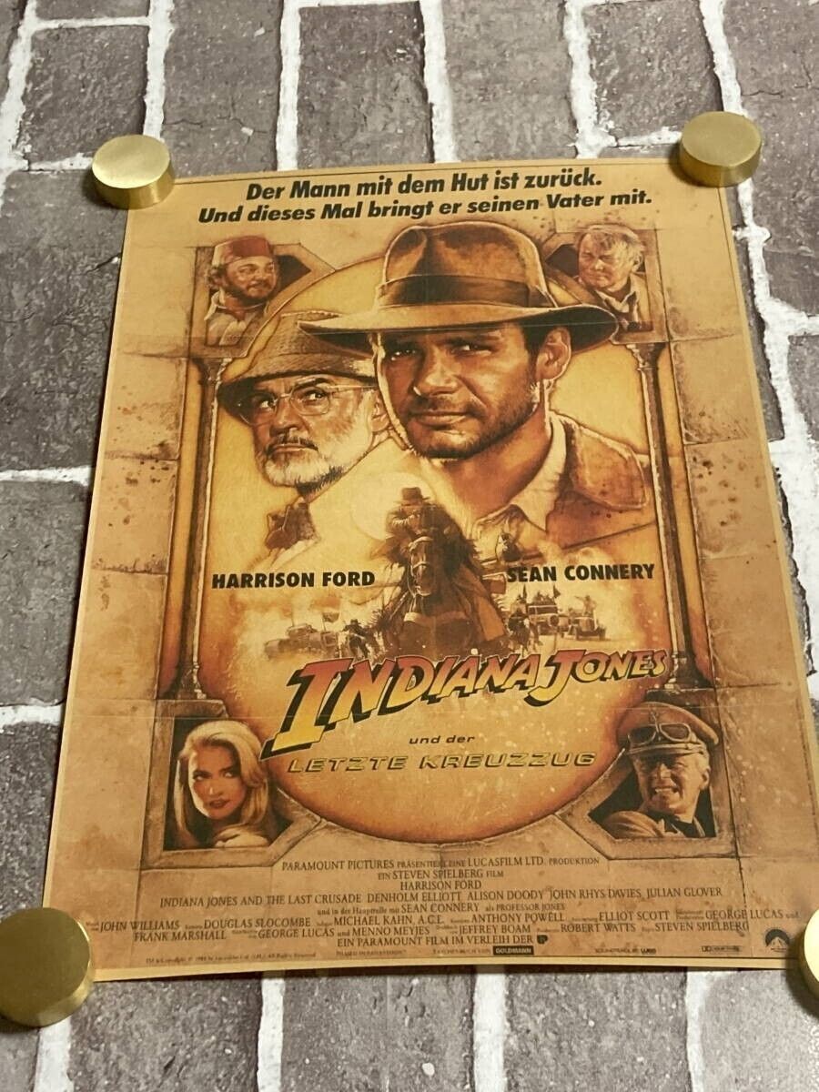 クラフト紙製 ポスター インディ・ジョーンズ （ハリソン