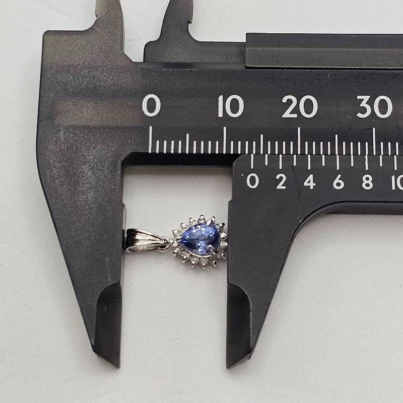 希少】天然サファイア 0.63ct ネックレス Pt900/850 ダイヤ - メルカリ