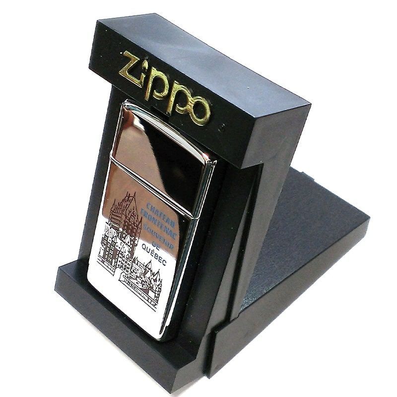 ZIPPO カナダ製 1996年 オンタリオ製 スリム ジッポ ライター シャトー