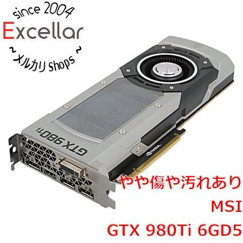 爆買い即納 MSI製グラボ GTX 980Ti 6GD5 PCIExp 6GB：エクセラー3号館