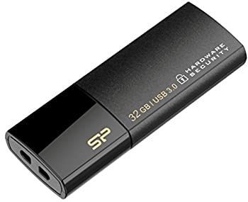 【中古】シリコンパワー  USBメモリ 32GB USB3.0 ハードウエア暗号化機能搭載 Secure G50  SP032GBUF3G50V1K