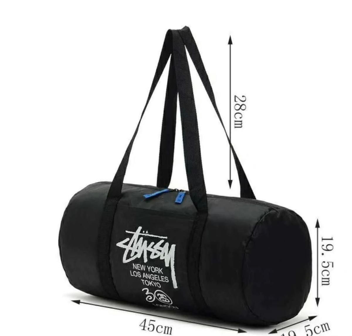 【雷市場（ポンジャン）商品韓国直送】ー STUSSY(ステューシー) 30 記念日 スポーツバッグ 円筒型バッグ バッグ