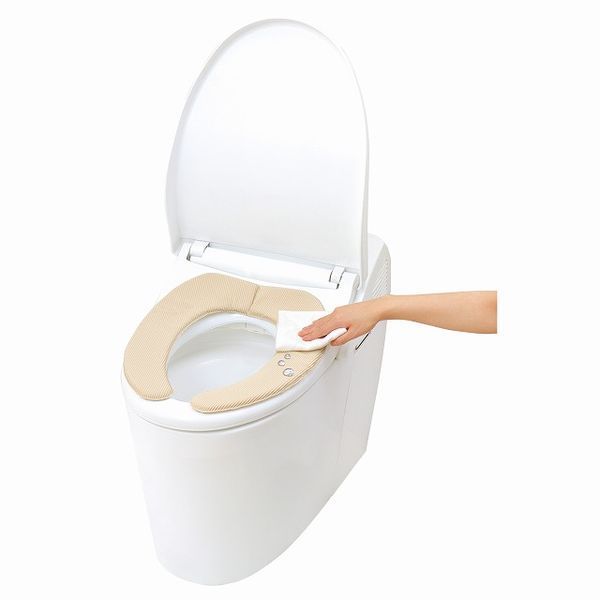  セット サッと拭ける吸着べんざシート コーデュロイ BE 日用品/生活雑貨 キッチン 日用品 その他