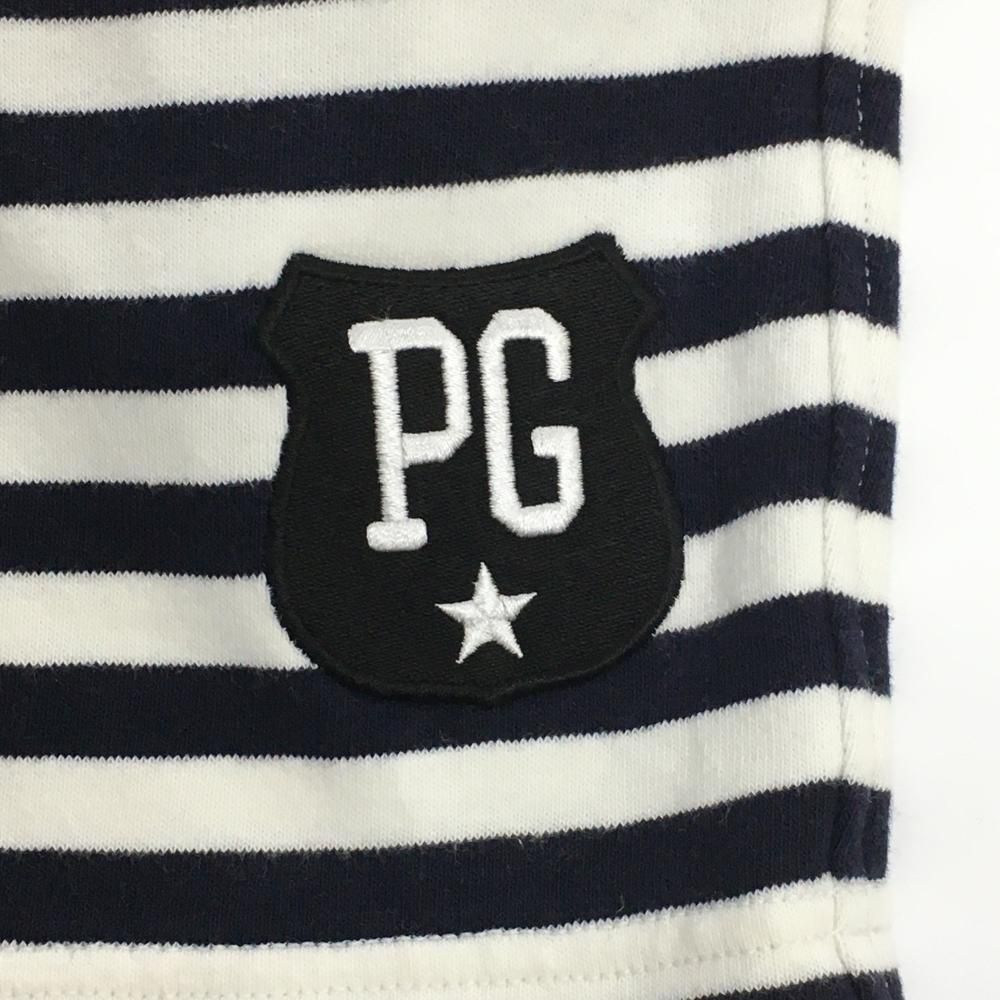 PEARLY パーリーゲイツメンズ ゴルフパンツ 黒と白のストライプ