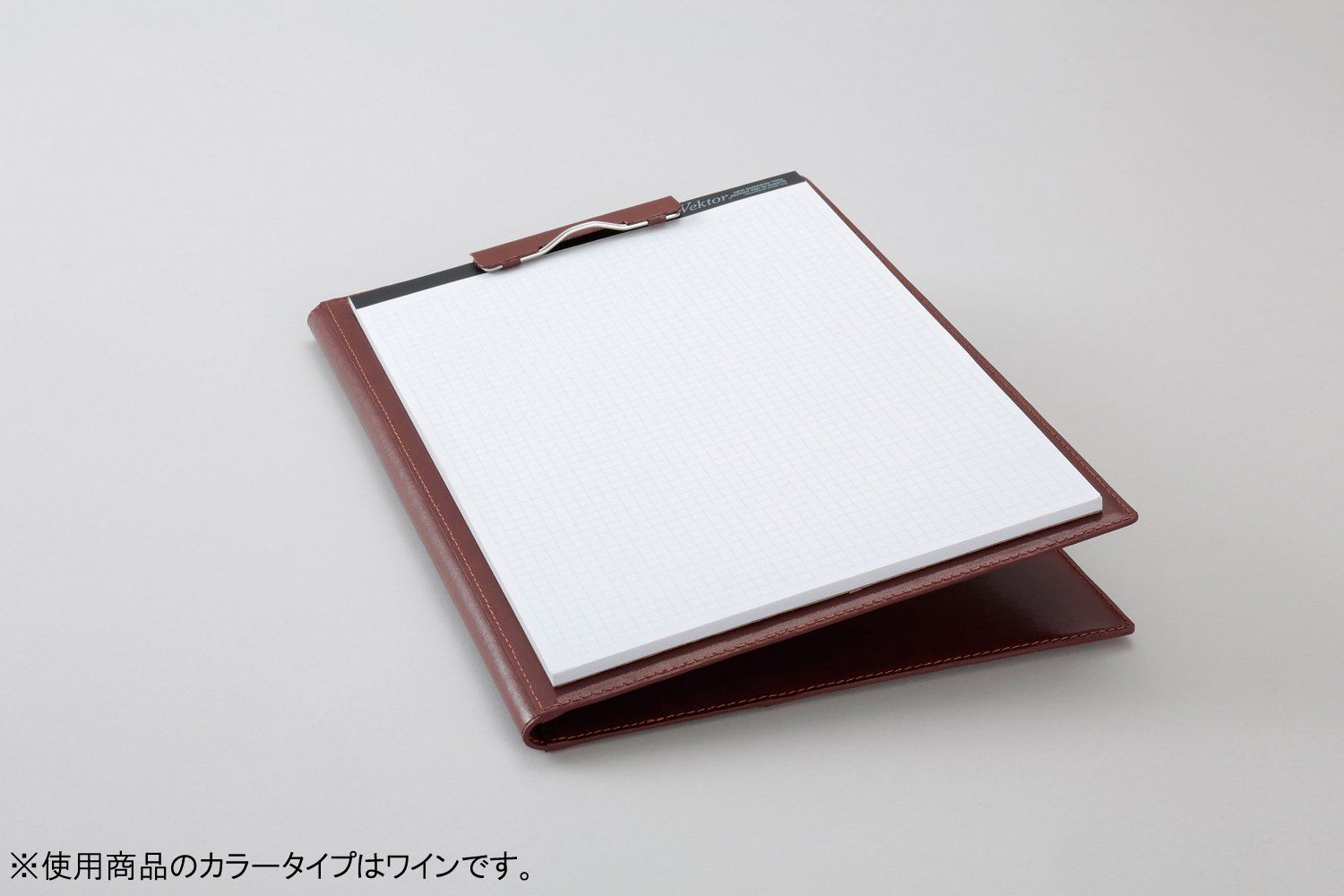 クリップファイル zeitVektor レイメイ藤井 A4 革製 ブラック ZVF654B