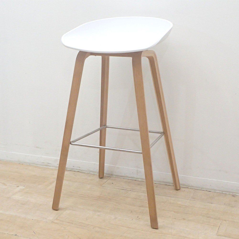 HAY AAS 32 2.0 HIGH カウンターチェア ホワイト ハイスツール 丸椅子 ハイカウンターチェア いす 椅子 会議 EG18822 オフィス家具