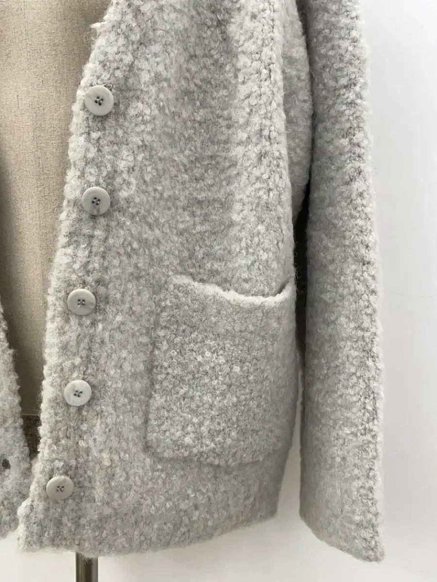 パミアベク アルパカ パーカ グレー