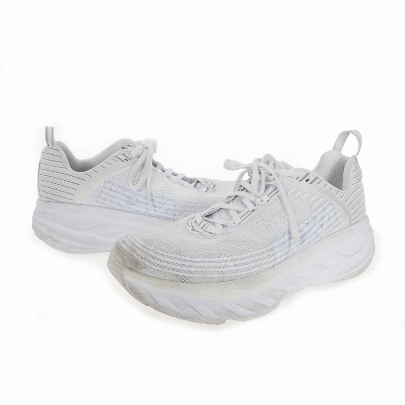 ホカオネオネ HOKA ONE ONE Bondi 6 ランニングシューズ スニーカー 靴 US8.5 26.5cm ホワイト 白 1019269