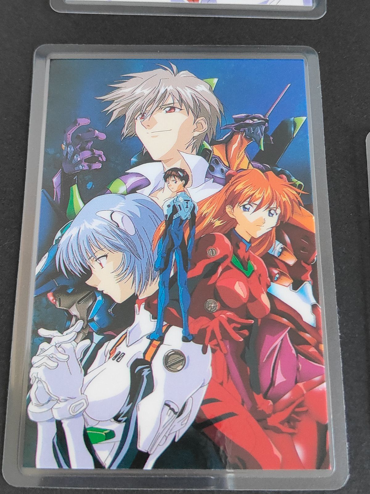 エヴァンゲリオン 限定 ラミネートカード 綾波レイ アスカ 渚カヲル 初