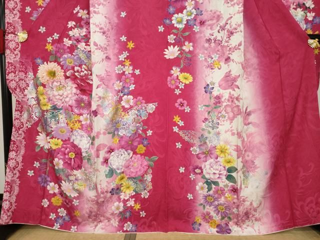振袖 豪華 銀通し 刺繍 銀彩 洋花 身丈164cm 振袖 豪華 銀通し 金彩 刺繍 紋意匠 身丈174cm 撥水加工済