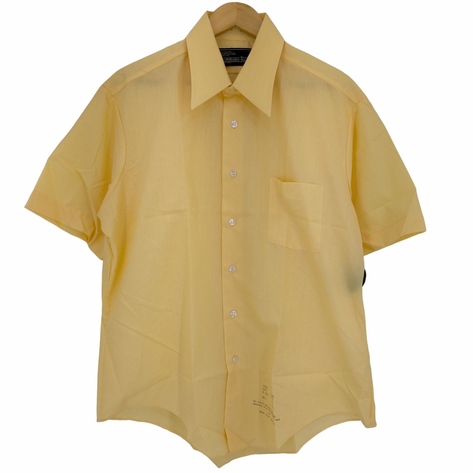 シアーズ Sears 70-80s Dress Shirt コットンポリ ショートスリーブシャツ メンズ  16 1/2