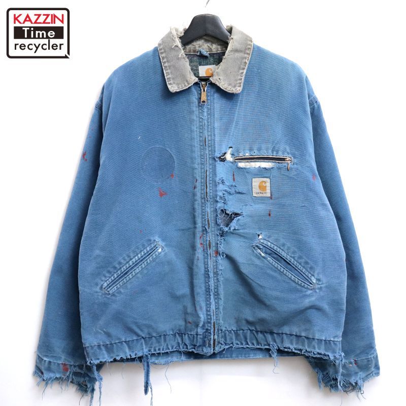 90s Carhartt 裏地ブランケット デトロイト ダック ジャケット メンズ XLサイズ相当 ビッグサイズ オーバーサイズ