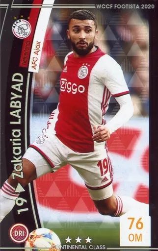 中古】WCCF F20-7 17-R[]：[コード保証無し]ザカリア・ラビアド