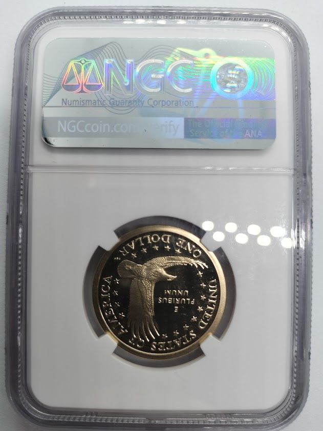 たぬき 希少 NGC PF69 ウルトラカメオ 2003 アメリカ 1ドル 硬貨 サカガ コレクション