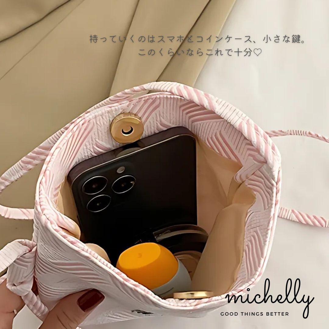 スマホショルダー 帆布 ブラック シンプル 軽い かわいい ポシェット おしゃれ