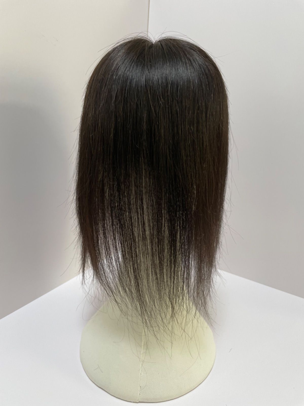 部分ウィッグヘアピース頭頂部ウィッグ前髪ウィッグ総手植え引き抜き製法つむじ隠しボリュームアップI型つむじ