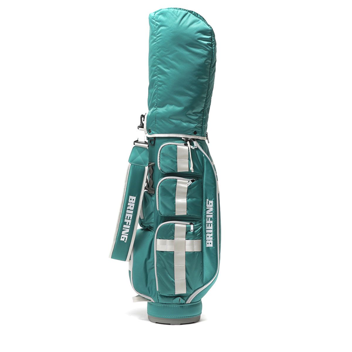 日本正規品 ブリーフィング ゴルフ キャディバッグ メンズ レディース BRIEFING GOLF 軽量 8.5型 46インチ ECO TWIL CR-6 #02 BRG223D33 P.グリーン(664)