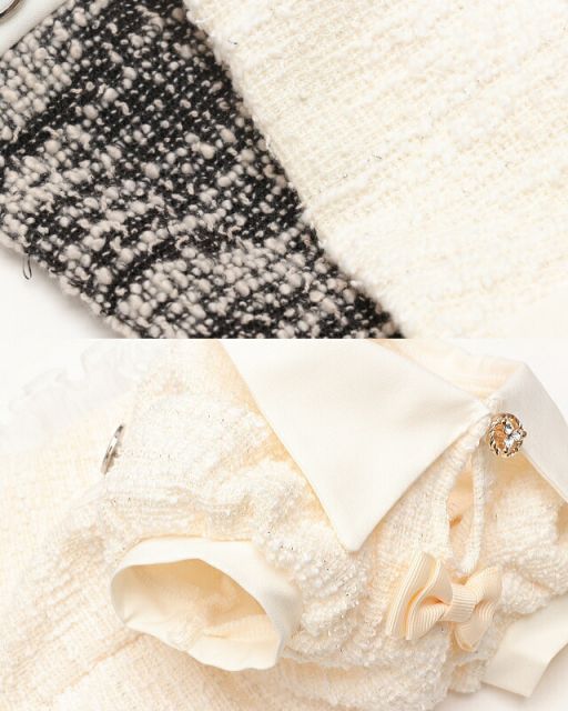 きゃんナナ 犬服 春 スプリングジャケット SS-Lサイズ 小型犬 クリーム