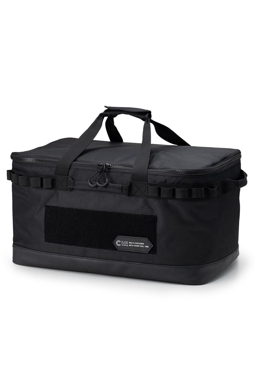 ブラックLサイズ ChillCamping チルキャンピング キャンプ 収納ボックス コンテナボックス ツールボックス アウトドア 大容量 ブラック L