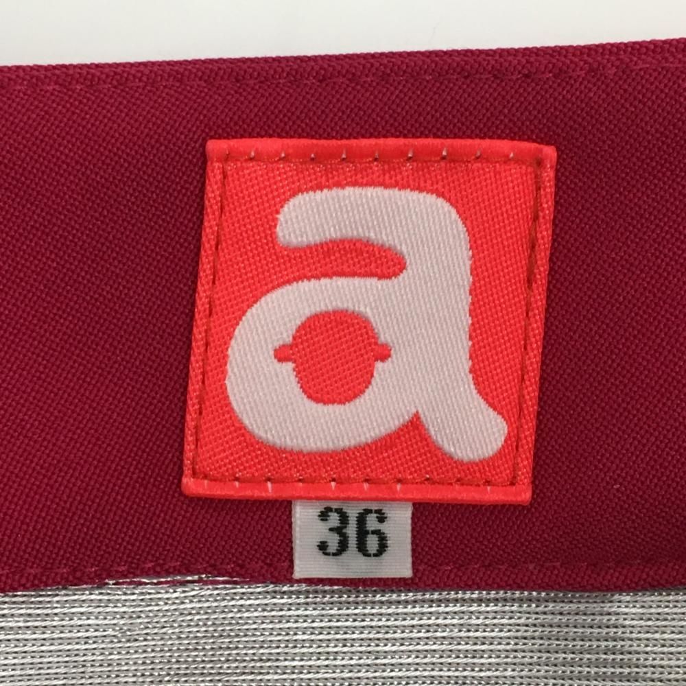 【限時特価】 アルチビオ スカート ピンク系×ネイビー 裾プリーツ サイドライン 裏地付 レディース 36 S ゴルフウェア archivio 送料無料。