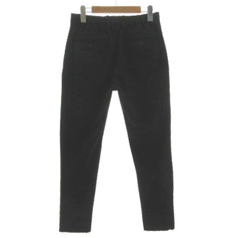 アパルトモン キュプラ カーゴパンツ ブラック bottoms-04054 日本製 アモーレポンチ BOXポケットカーゴパンツ