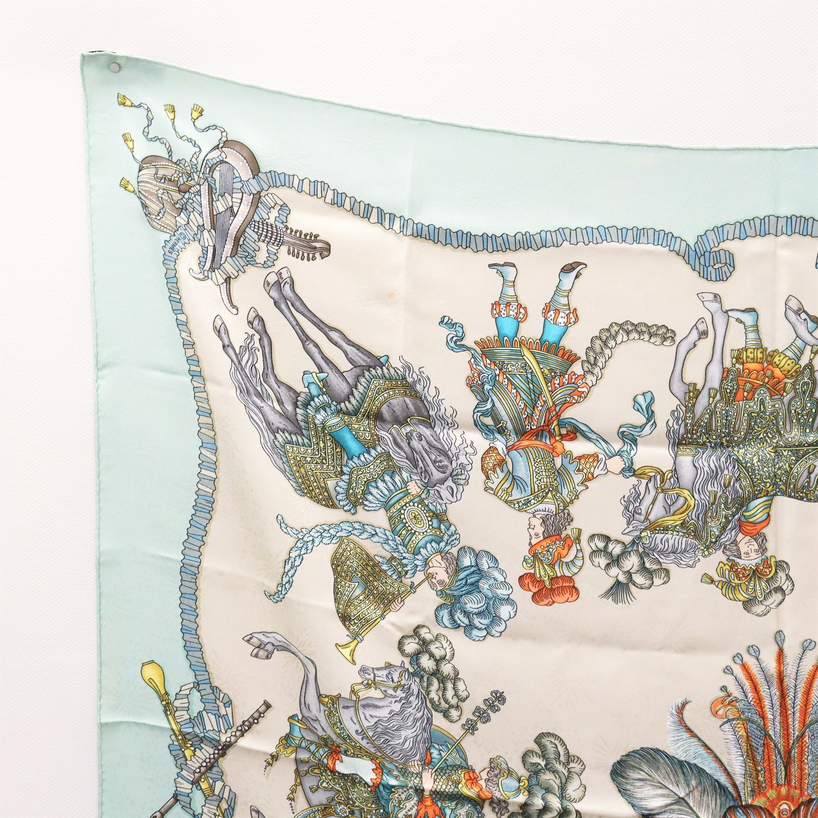 HERMES エルメス カレ90 太陽王の祝典 LES FETES DU ROI