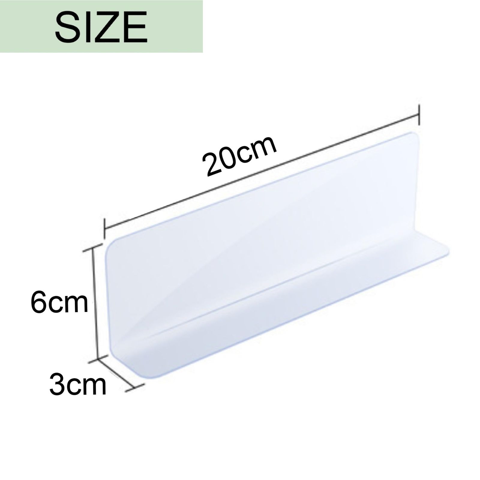 Asdays 棚仕切り板 L字 商品仕切り シェルフ 棚 卓上 陳列 展示