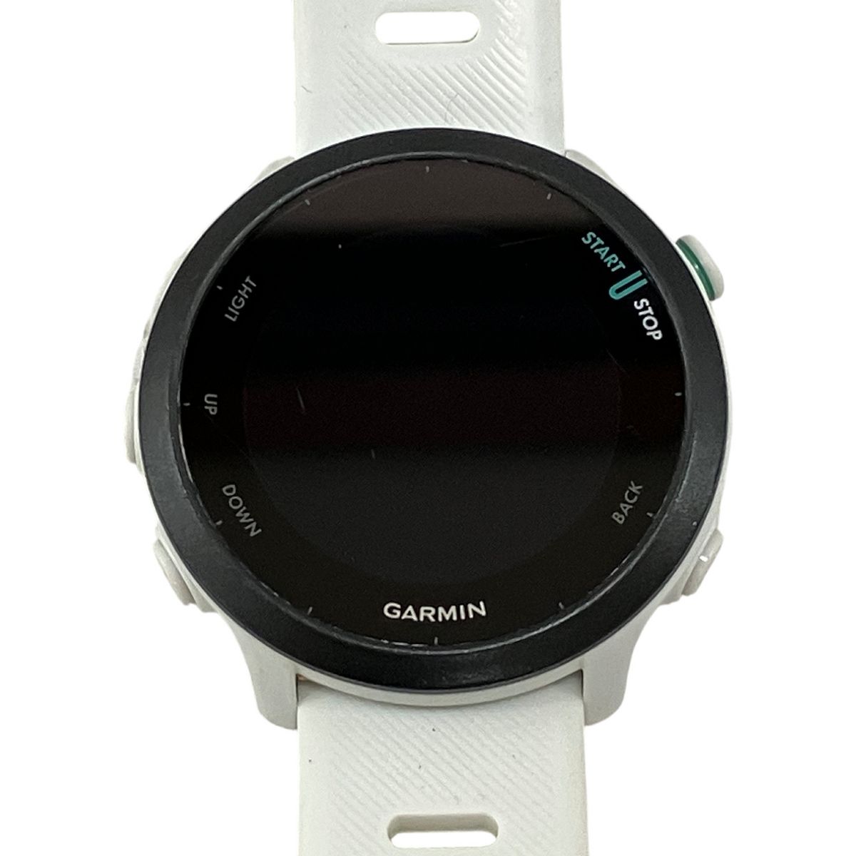 GARMIN - GARMIN FOREATHLETE 55 WHITE(中古) GARMIN - 中古 ガーミン ForeAthlete 55 ホワイトの通販 by ヨシ