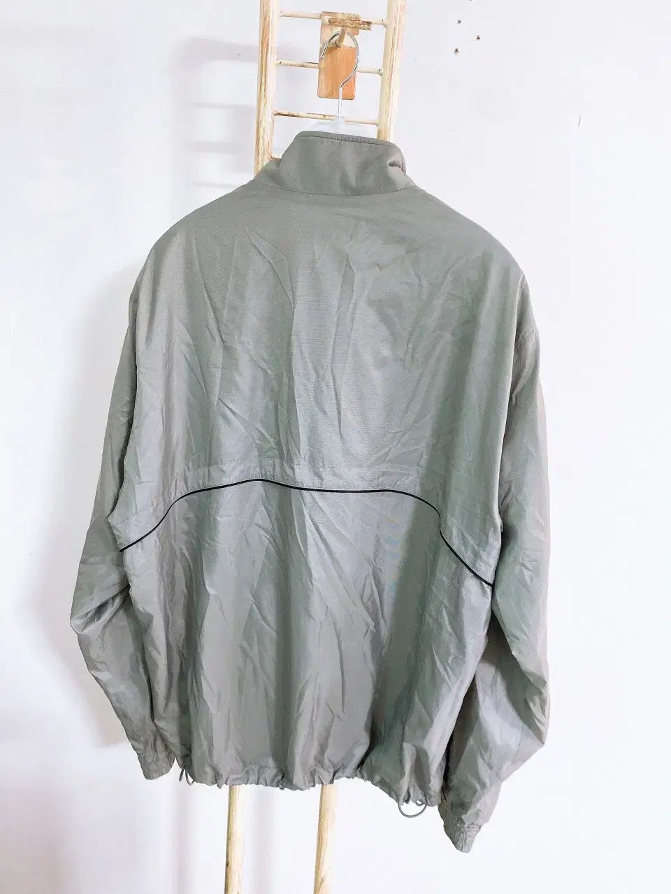 ブラックアンドホワイトゴルフメンズウインドブレーカー