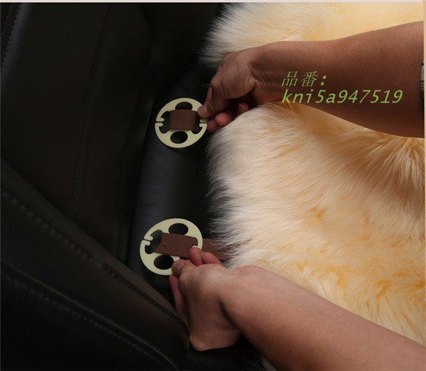カークッション 冬用 フェイクシープスキン カーシートカバー パッド フロント 暖かい 自動車シートカバー ロング バックシート 自動車 kni5a947519