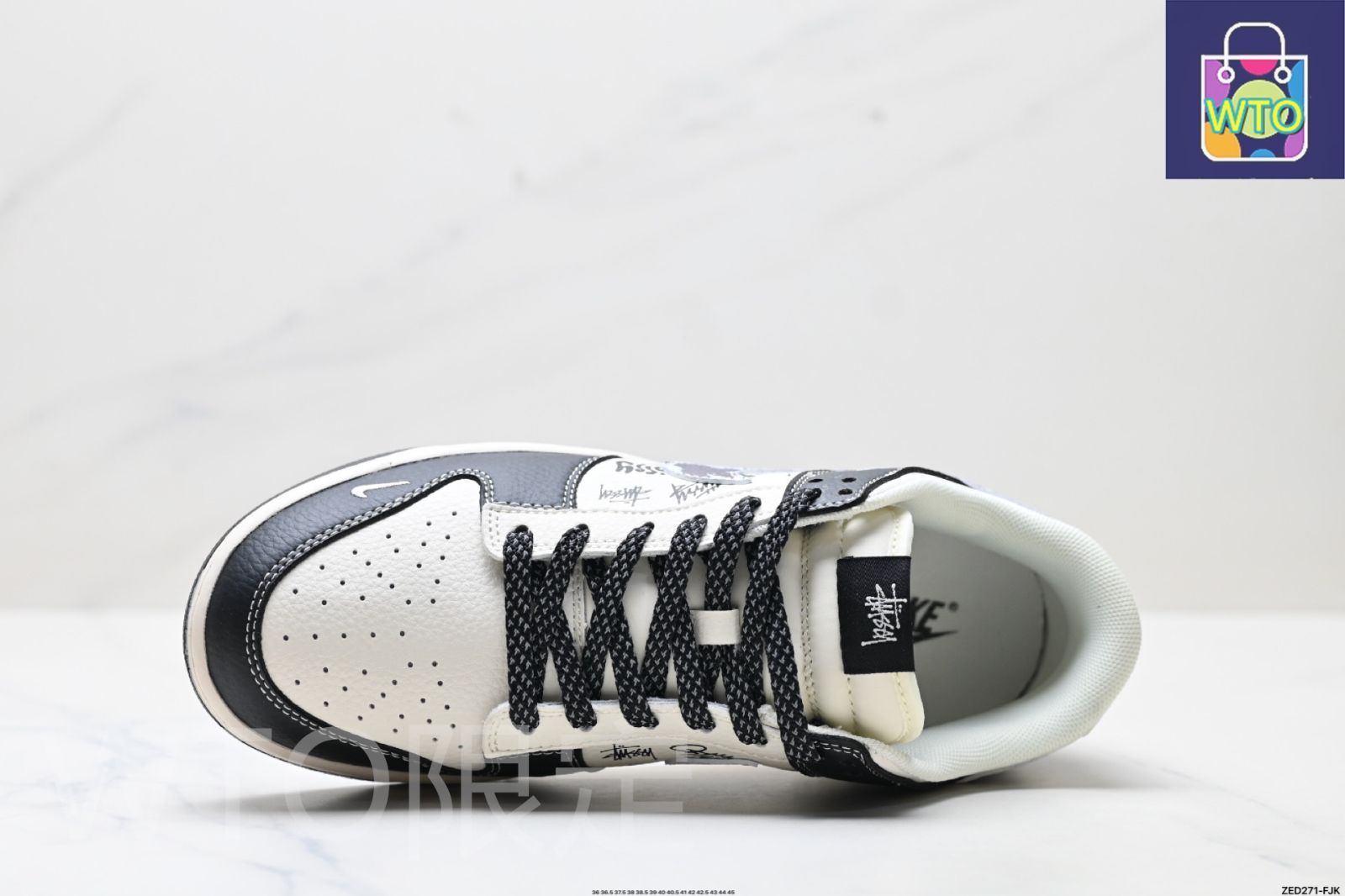 Nike Dunk Low Retro ‘DIY ハイエンドカスタマイズ’ ナイキ ローカットレジャースポーツスケートシューズ-WTO輸入2