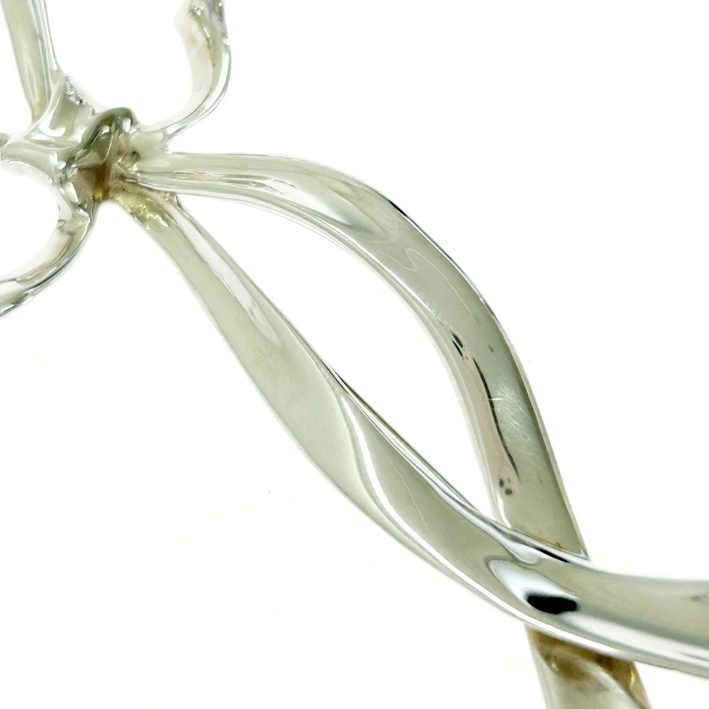 中古】TIFFANY&Co. ティファニー シルバー リボン ブローチ 14.7