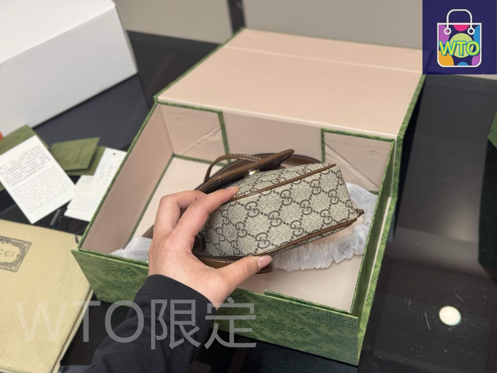今日特価】Gucci Horsebit 1955 ミニバケットバッグ 12×23cm