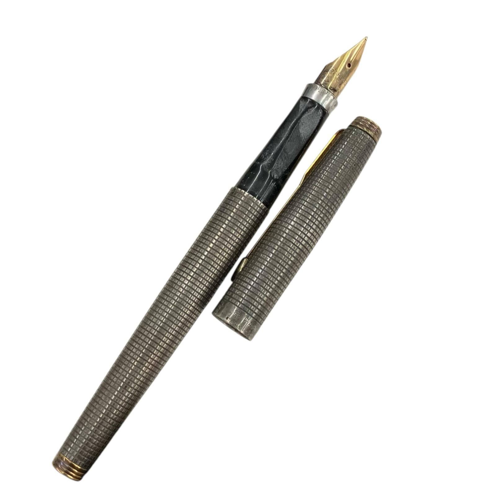 683000 PARKER パーカー 万年筆 シルバー スターリングシルバー K14ゴールド 2点