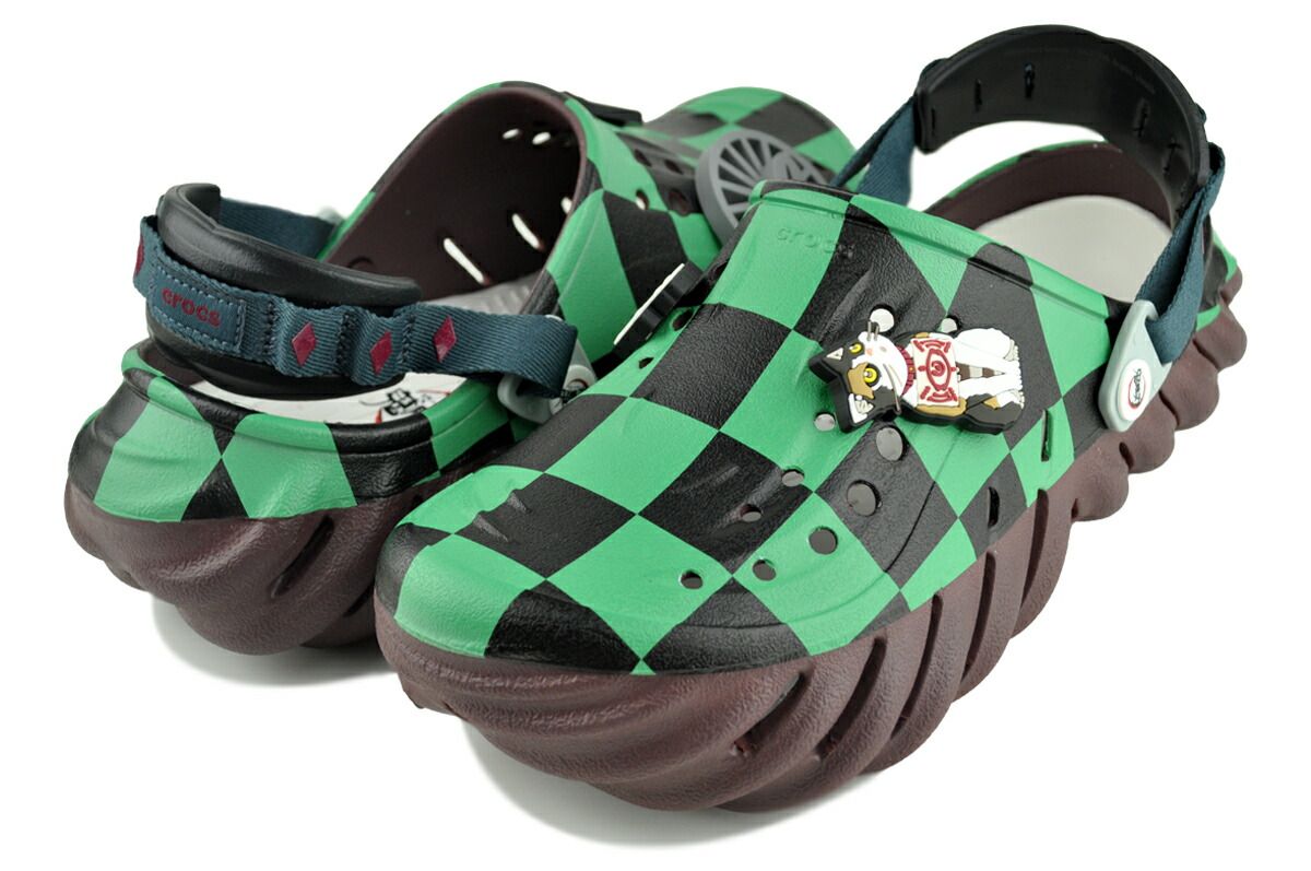 クロックス 鬼滅の刃 竈門炭治郎 エコー クロッグ crocs DEMON