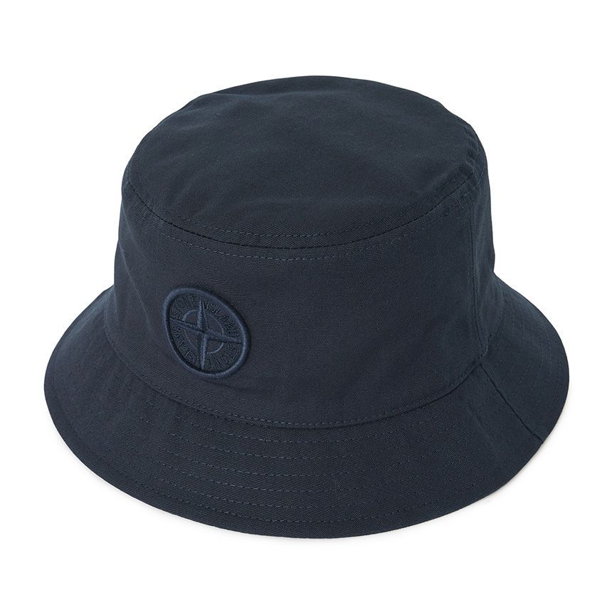 4 STONE ISLAND ストーンアイランド 801690365 V0020 ネイビー バケットハット 男女兼用 size 3