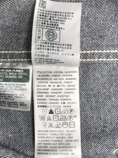 【中古】 Levi's RED リーバイスレッド TRUCKER THE LIGHTS GO OUT インディゴ M 111399357