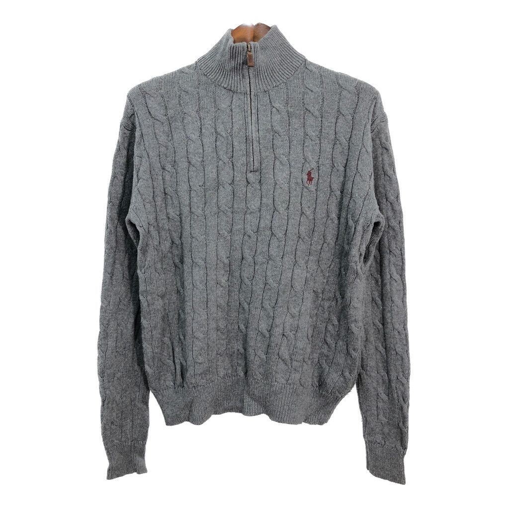 Polo by Ralph Lauren ポロ ラルフローレン セーター グレー(メンズ) 中古 古着 R3334
