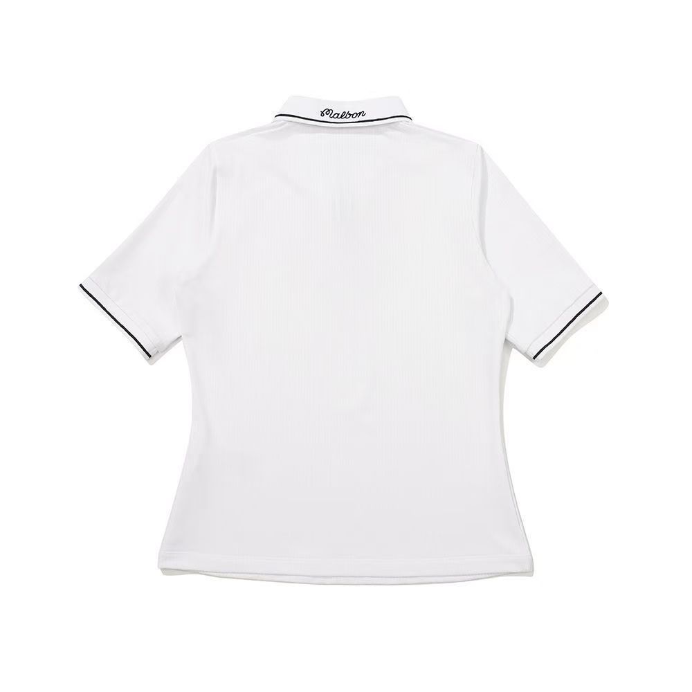 malbon golf ポロシャツ ゴルフウェア 半袖 夏 練習用 通気性