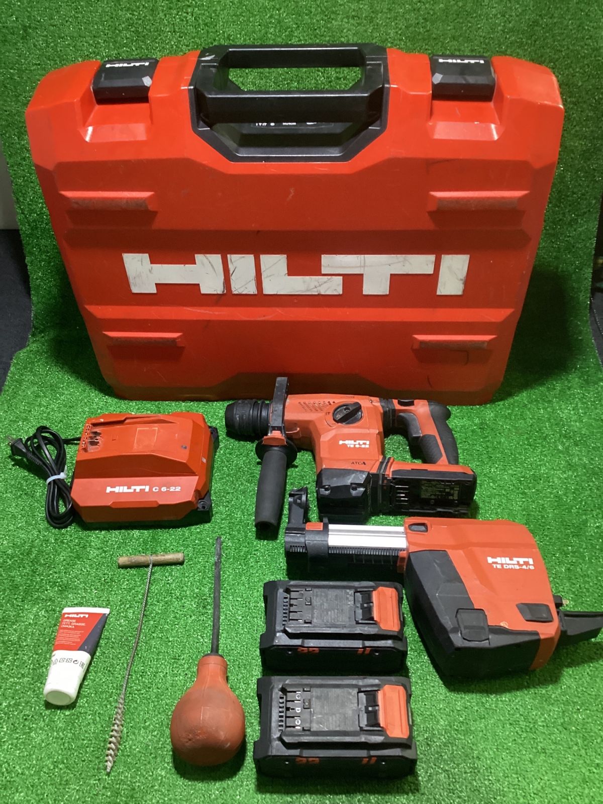 HILTI TE-22 DRS|TE6-22 DRS 集塵システム付充電式ロータリーハンマードリルセット オ-16