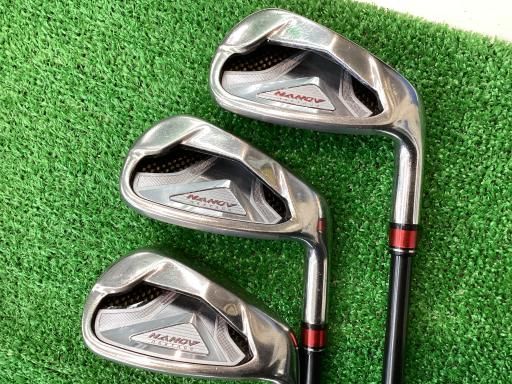 YONEX NANO V ネクステージ　アイアンセット 6本セット　rシャフト 中古】C：ヨネックス ナノブイ ネクステージ アイアンセット 6本