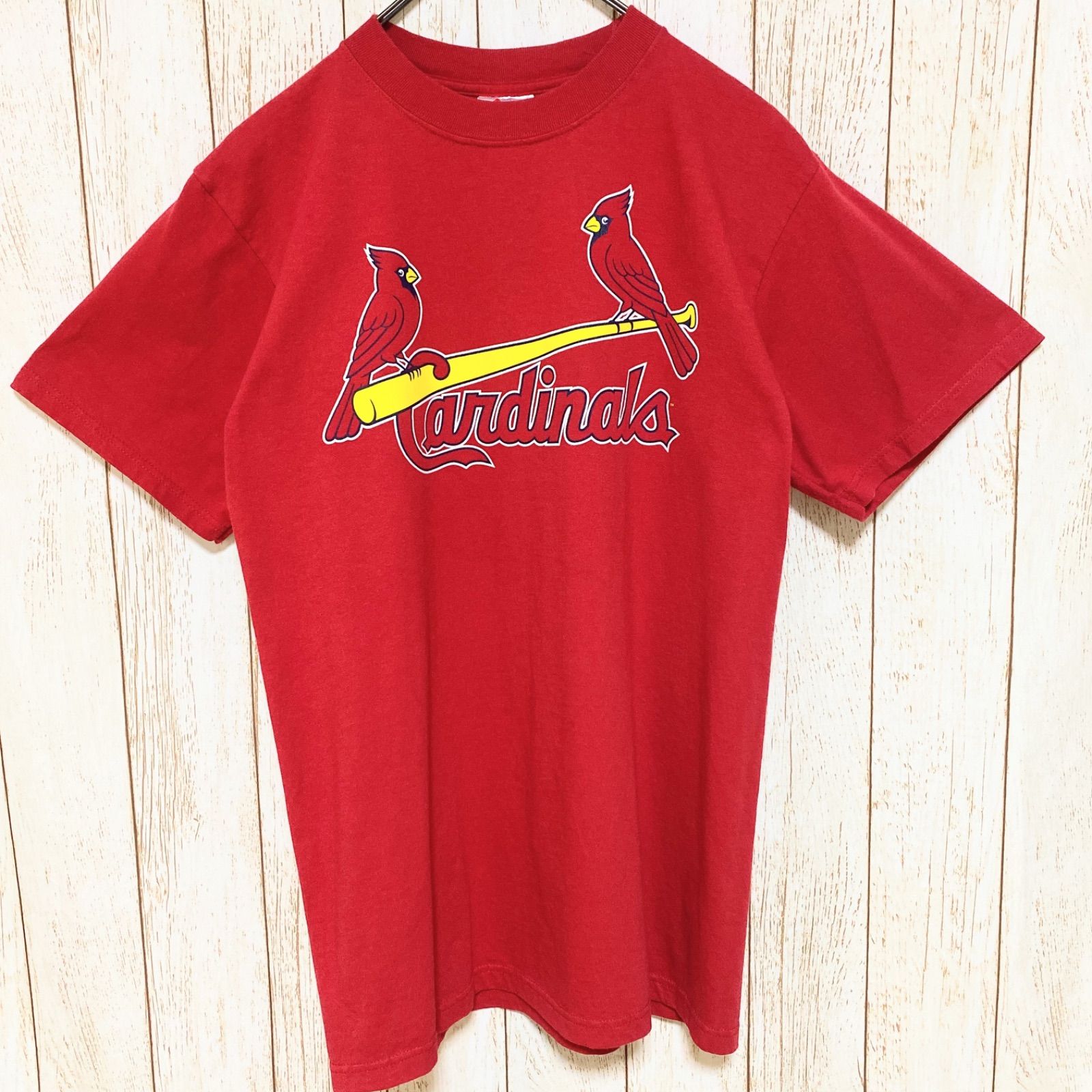 MLB メジャー セントルイス・カージナルス プリント Tシャツ グレー