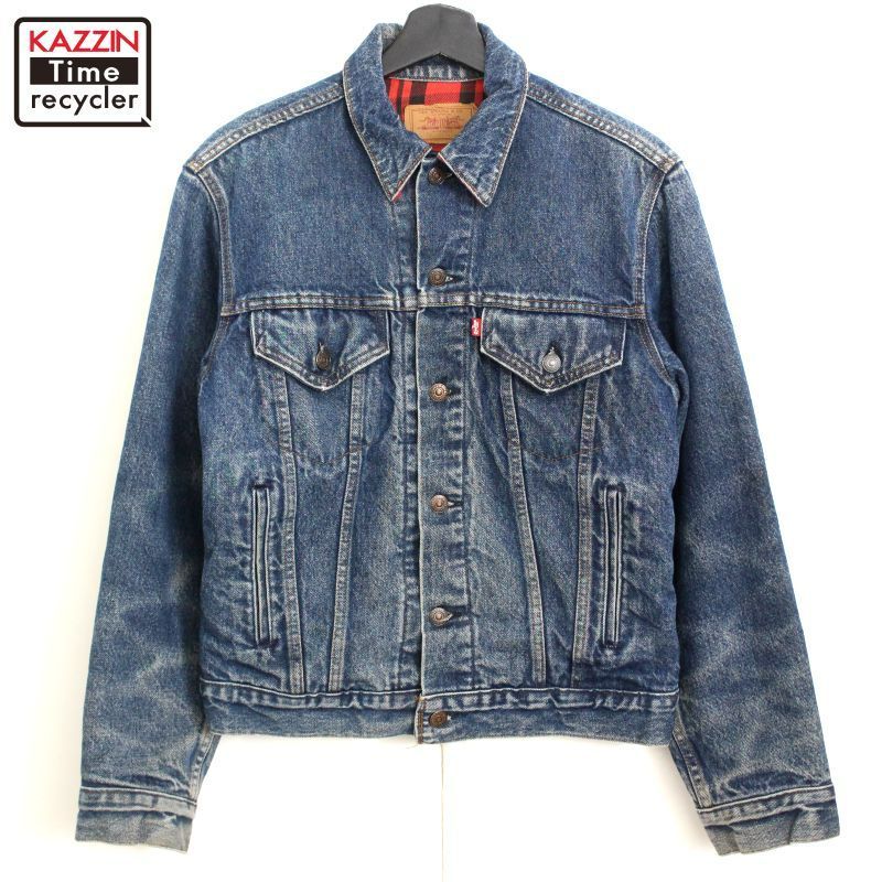 80s USA製 vintage Levi's 裏地ネル 70411 9316 デニム 80s USA製 vintage Levi's 裏地ネル 70411 9316 デニム