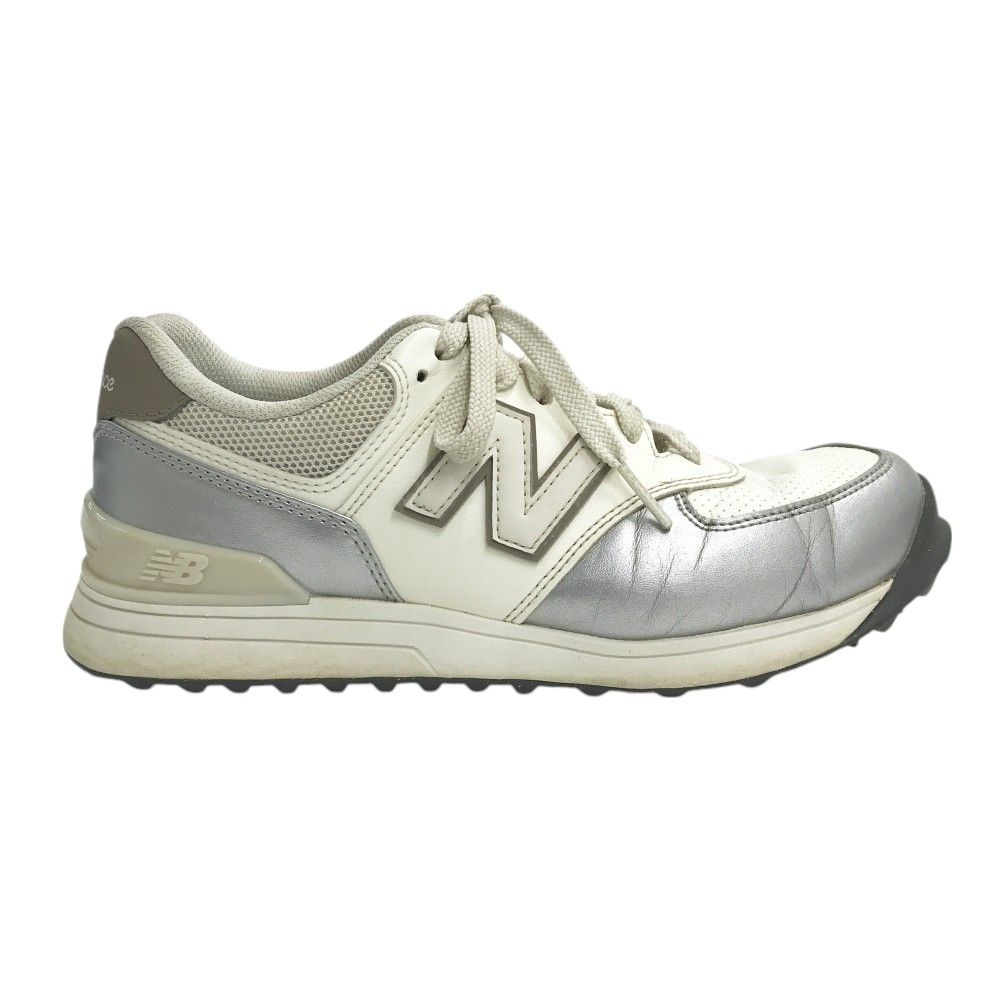NEW BALANCE GOLF ニューバランス WGS57453 574 v3 SL 2023年モデル スパイクレスゴルフシューズ  ホワイト系 23 [240101477873] ゴルフウェア レディース ストスト NEW BALANCE GOLF ニューバランス WGS57453 574 v3 SL 2023年