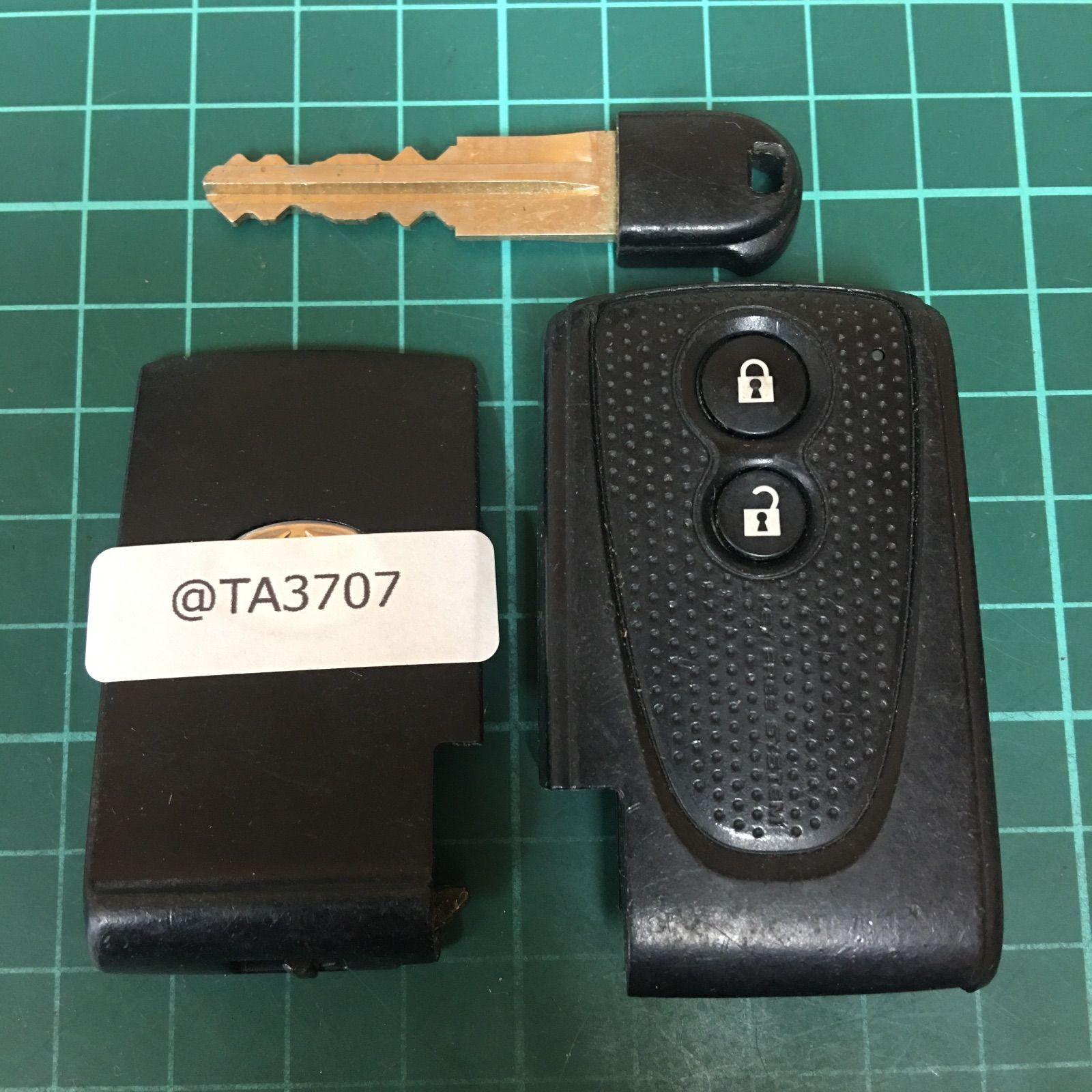 TA3707 点灯 L0791 グレー ダイハツ スバル トヨタ純正 スマートキー キーレス ステラ タント ムーヴコンテ ピクシス等2B - メルカリ